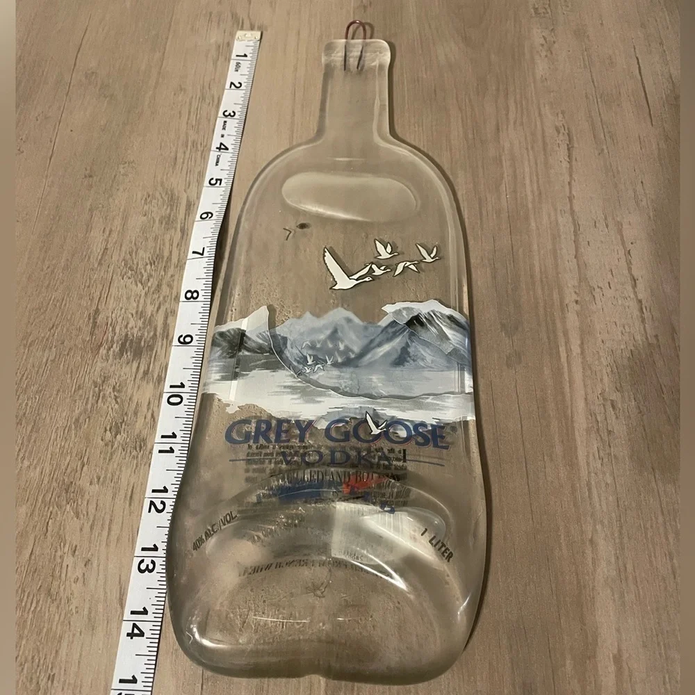 Rare Designed Grey Goose Vodka  Bottle Wall Mount bar decor glass alcohol